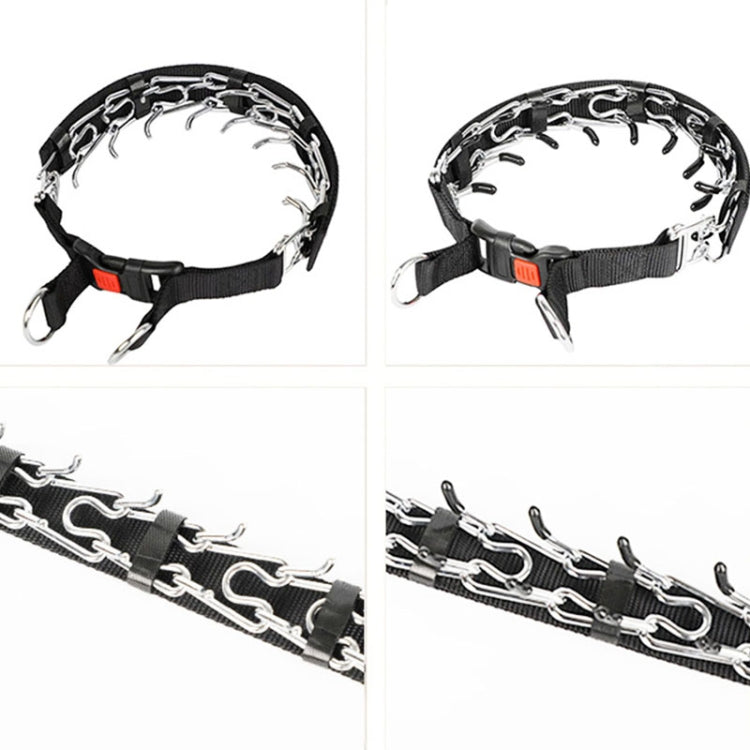 布テープ貼付け式 取り外し可能 トレーニング刺激犬用首輪 S 2.5mm x 35cm, M 3.0mm x 50cm, L 3.5mm x 55cm, XL 4.0mm x 60cm