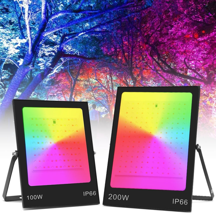 カラフルRGB変色LED投光器 リモコン付き、30W、100W