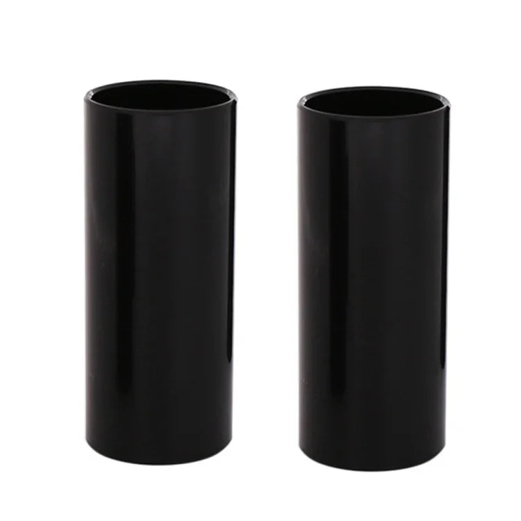 2個セット ステンレススチール ギタースライドチューブ フォークスライドブロック 28mm（シルバー）、51mm（シルバー）、60mm（シルバー）、70mm（シルバー）、28mm（ゴールド）、51mm（ゴールド）、60mm（ゴールド）、70mm（ゴールド）、28mm（ブラック）、51mm（ブラック）、60mm（ブラック）、70mm（ブラック）