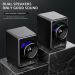 コンピューターUSB有線コンピューターステレオ多機能ステレオ、ケーブル長さ：1.2m、Dark Alien S-510、Dark Alien S-511