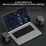 コンピューターUSB有線コンピューターステレオ多機能ステレオ、ケーブル長さ：1.2m、Dark Alien S-510、Dark Alien S-511