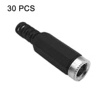 30個組 組み立て済みはんだ付けワイヤー DC メスコネクタ、DC 2.1mm、DC 2.5mm