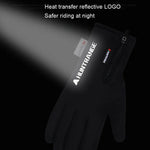 HUNTRANGE A023 アウトドア防水スポーツライディングベルベットタッチスクリーングローブ、M、L、XL