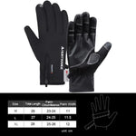 HUNTRANGE A023 アウトドア防水スポーツライディングベルベットタッチスクリーングローブ、M、L、XL