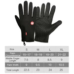 冬用アウトドアライディングスポーツ防水タッチスクリーングローブ、M、L、XL、XXL