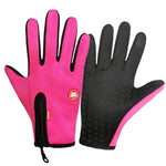 冬用アウトドアライディングスポーツ防水タッチスクリーングローブ、M、L、XL、XXL