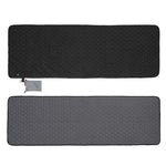 冬用 USB充電式スマート7ゾーン加熱 防寒寝袋パッド、198x62cm ブラックグレー、198x62cm ブルーオレンジ