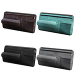 DE RAN FU Car Shade Glasses Box Storage Bag Car Flip Fur Glue Box Zipper Card Bag, 8018 Blue, 8018 Black, 8018 Brown, 8018 Grey