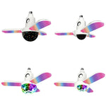 ZSCPH-001 40W多機能Bluetooth RGBカラフル三葉ミュージックアトモスフィアライト、サイズ：L（星）、S（星）、L（マジックボール）、S（マジックボール）