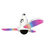 ZSCPH-001 40W多機能Bluetooth RGBカラフル三葉ミュージックアトモスフィアライト、サイズ：L（星）、S（星）、L（マジックボール）、S（マジックボール）