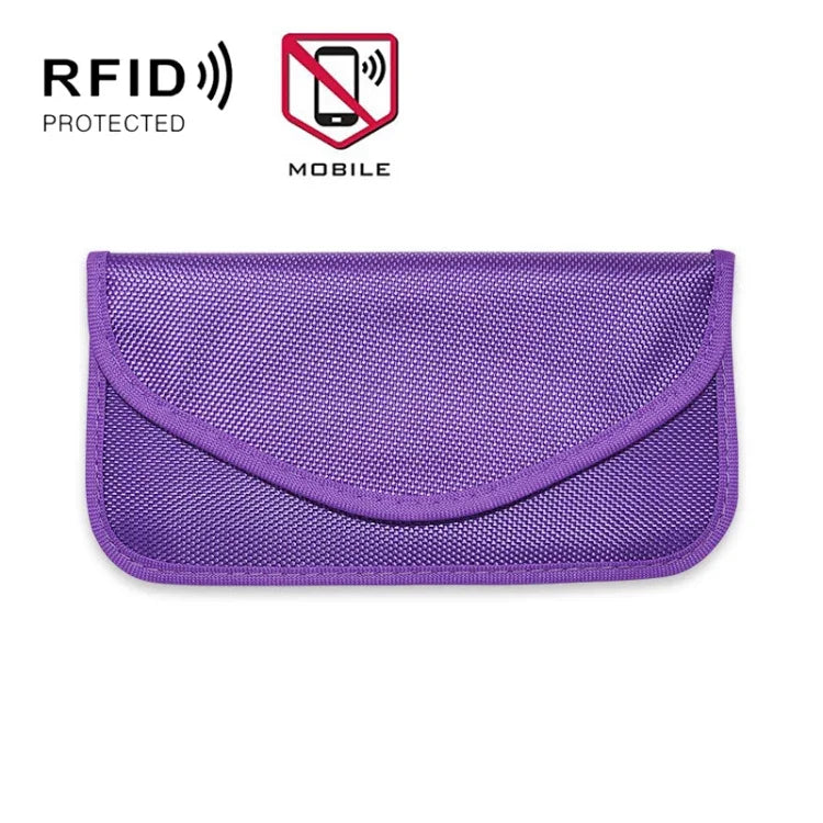 6.5インチ 携帯電話信号遮断バッグ 位置情報防止 信号遮断 RFID収納バッグ