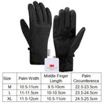 A030 冬用スキーグローブ ライディングスポーツ タッチスクリーン保温グローブ、M、L、XL