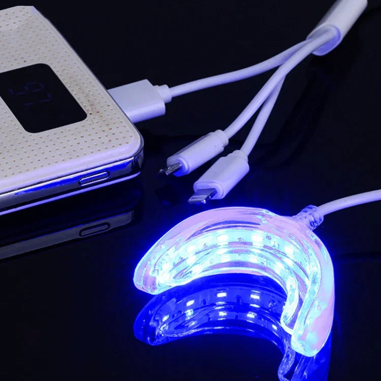 16LED 歯のホワイトニング装置 歯科漂白システム、3イン1データケーブル付き