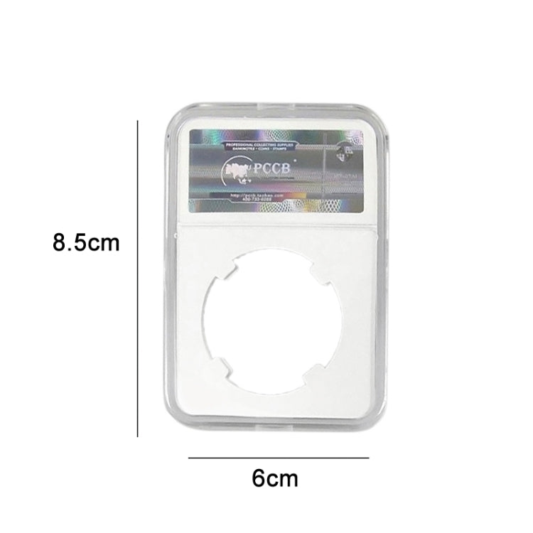 記念コイン識別評価ボックス コイン収集ボックス 色：ホワイト（40mm）、ホワイト（25mm）、ホワイト（27mm）、ホワイト（30mm）、ホワイト（38.5mm）、ホワイト（40mm）