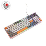 ZIYOU LANG  K3 100 Keys Game Glowing Wired Mechanical Keyboard, Cable Length: 1.5m, Style:, K3 Micro Light Hot Plug Version Red Axis, K3 Water Green Hot Plug Version Green Axis, K3 Micro Light Version Green Axis, K3 Micro Light Version Red Axis        ...