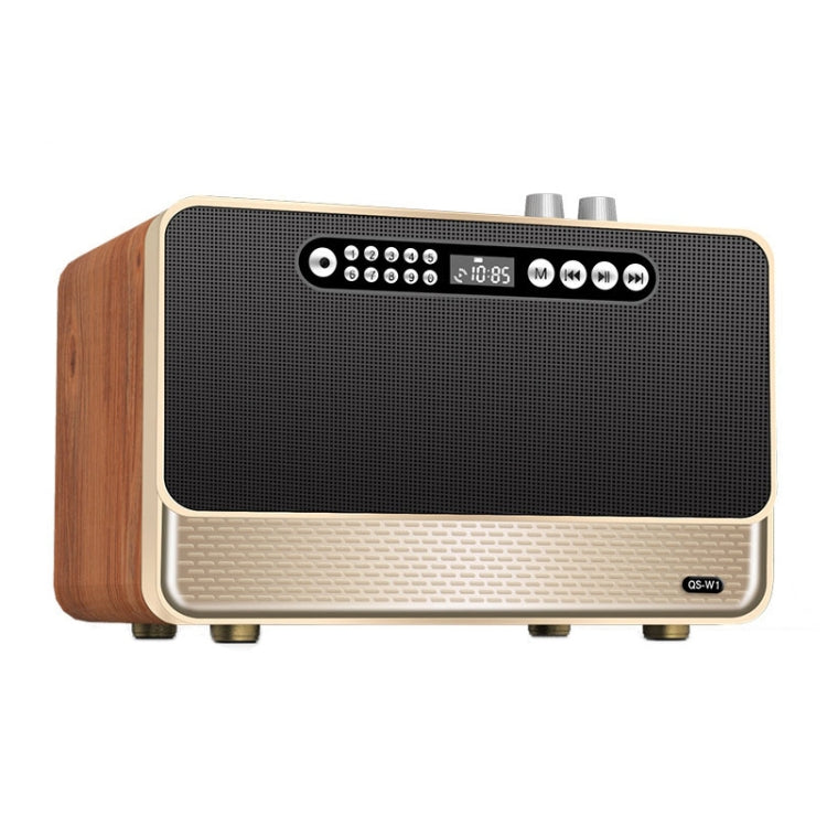 W1 木製HIFIサウンドエフェクトデスクトップワイヤレスBluetoothスピーカー