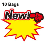 10袋 21x15cm 爆発防止シール 商品価格タグ スーパーマーケット価格ラベル WM201、WM202、WM203、WM205、WM206、WM207、WM208、WM209、WM210、WM211、WM212、WM213