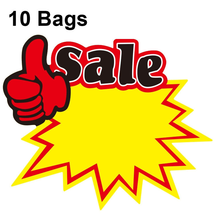 10袋 18x14cm 爆発防止シール 商品価格タグ スーパーマーケット価格ラベル WM-101、WM-102、WM-103、WM-105、WM-106、WM-107、WM-108、WM-109、WM-10、WM-111、WM-12、WM-113、XD-028、XD-022、XD-009、XD-047、XD-051、XD-069