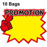 10袋 9x7cm 爆発ステッカー 商品価格タグ スーパーマーケット価格ラベル WM-301、WM-302、WM-303、WM-305、WM-306、WM-307、WM-308、WM-309、WM-310、WM-311、WM-312、WM-313、WM-314