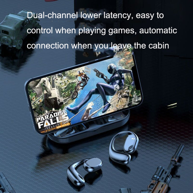 JS270 ワイヤレス Bluetooth ヘッドセット イヤーフック型 ビジネス スポーツイヤホン、JS270 ブラック、JS270 ホワイト