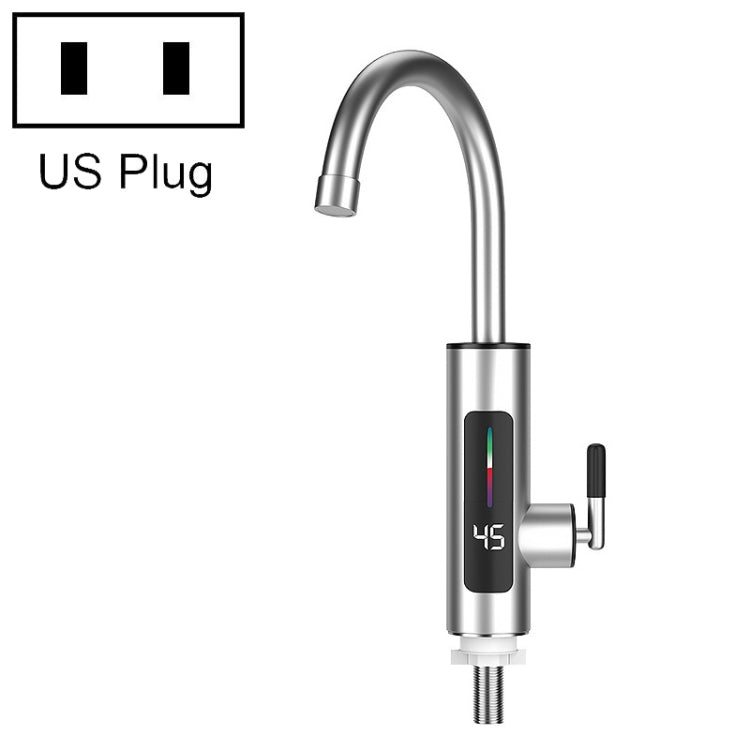 スマート家庭用デジタル表示即熱キッチン電気蛇口、プラグ：EUプラグ、USプラグ、UKプラグ