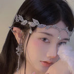 リーブスフロント装飾クラウンヘアバンドラインストーンヘッドドレス、ラインストーンヘッドドレスシルバー、ラインストーンヘッドドレスゴールド
