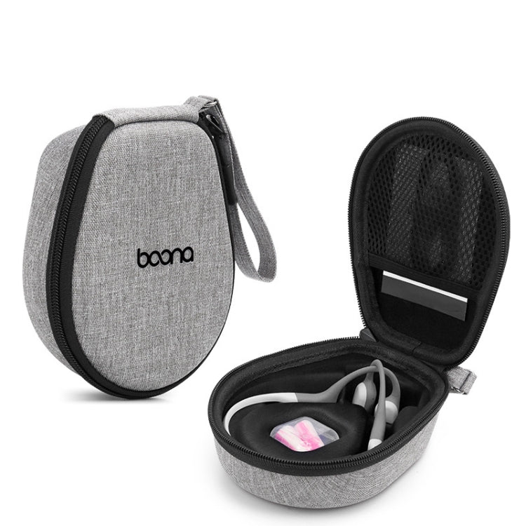 Aftershokz AS660/AS650 Baona BN-F035 イヤホン耐圧・耐衝撃収納バッグ BN-F035（グレー）用