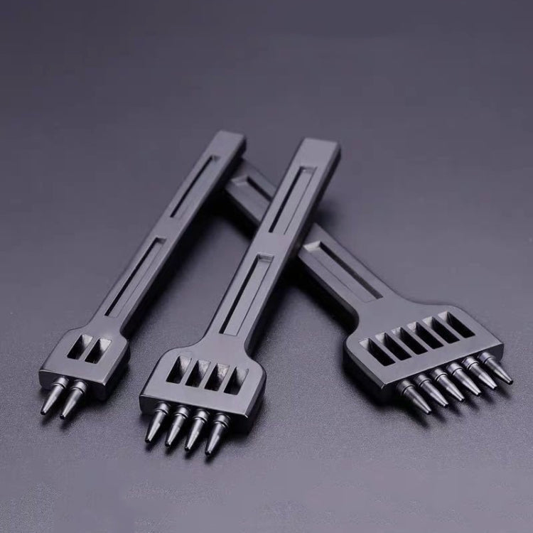 ER061 DIY Hand-sewn Leather Round Punch Tools Alloy Steel Platoons Rushing, Style:, 4mm Set, 5mm Set, 6mm Set, 4mm-2 Holes, 4mm-4 Holes, 4mm-6 Holes, 5mm-2 Holes, 5mm-4 Holes, 5mm-6 Holes, 6mm-2 Holes, 6mm-4 Holes, 6mm-6 Holes