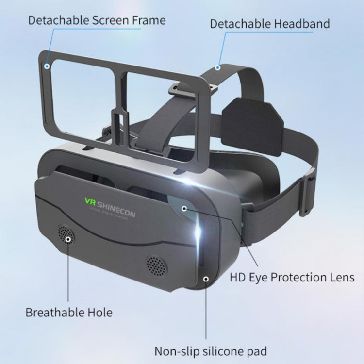 VRSHINECON G13 バーチャルリアリティVRメガネ スマホ用映画ゲーム3Dデジタルメガネ G13
