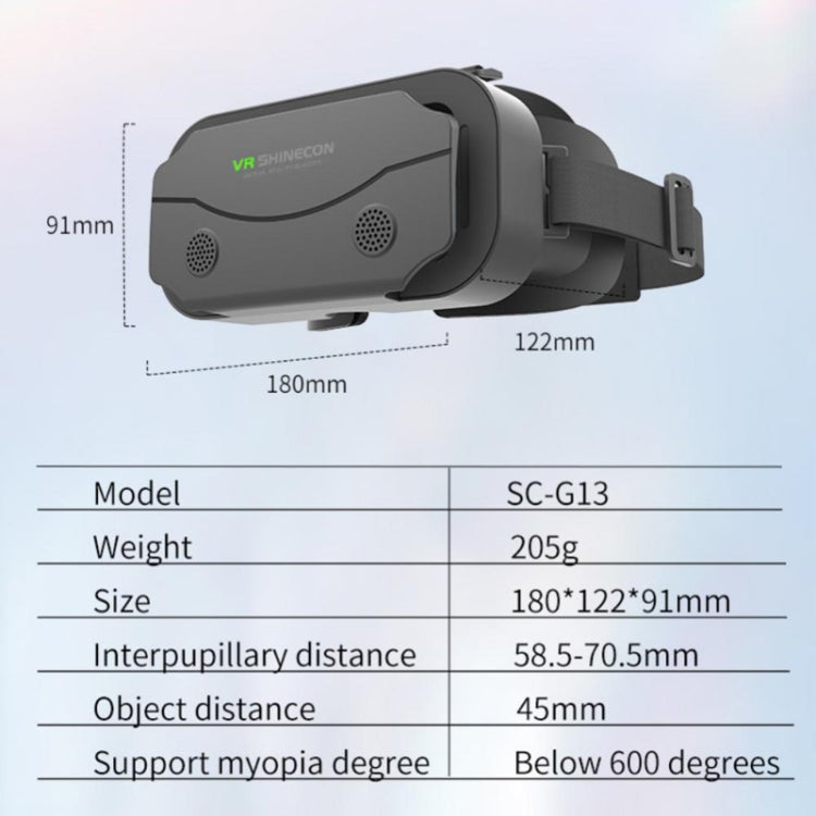 VRSHINECON G13 バーチャルリアリティVRメガネ スマホ用映画ゲーム3Dデジタルメガネ G13