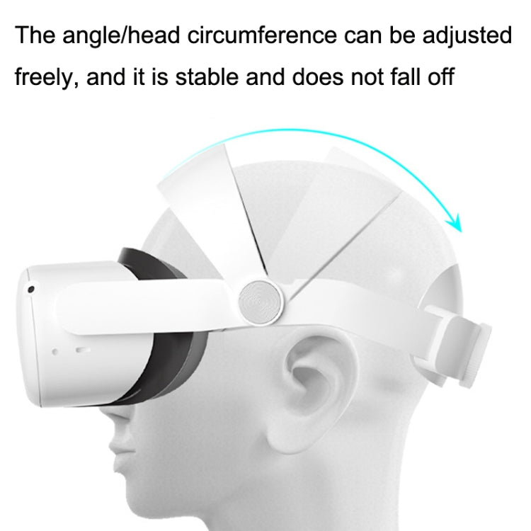 Oculus Quest 2用VR SHINECON OS01調節可能オールインワンヘッドストラップ VRアクセサリー OS01ヘッドストラップ