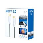 2.0バージョン HDMI 光ファイバーケーブル 4K 超高精細モニター接続ケーブル、長さ：10m、15m、20m、25m、30m、35m、40m、50m、60m 軸付き、70m 軸付き、80m 軸付き、90m 軸付き、100m 軸付き、150m 軸付き、200m 軸付き