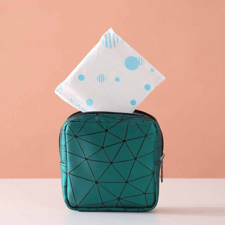 XH8214 Portable Sanitary Napkin Storage Bag Large Capacity Waterproof Coin Bag, XH8214 Cherry Pink, XH8214 Apricot, XH8214 Plant Green, XH8214 Black, XH8214 Fluorescence, XH8214 Sky Blue