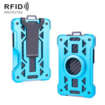 AirTag 第2世代 / AirTag 第1世代用 カードホルダーメタル 防盗 RFIDウォレット、ak-4 A ブラック、ak-4 A ブルー、ak-4 A シルバー、ak-4 A グレー、ak-4 B ブラック、ak-4 B シルバー、ak-4 B ブルー、ak-4 B グレー