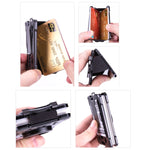 AirTag 第2世代 / AirTag 第1世代用 カードホルダーメタル 防盗 RFIDウォレット、ak-4 A ブラック、ak-4 A ブルー、ak-4 A シルバー、ak-4 A グレー、ak-4 B ブラック、ak-4 B シルバー、ak-4 B ブルー、ak-4 B グレー