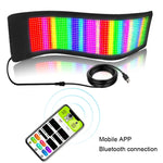 車用LEDフレキシブルディスプレイ 携帯アプリ制御 Bluetooth接続、S1664RGB 390x107mm、S1696RGB 672x122mm、S3264RGB 390x187mm、S3296RGB 672x218mm