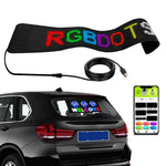 車用LEDフレキシブルディスプレイ 携帯アプリ制御 Bluetooth接続、S1664RGB 390x107mm、S1696RGB 672x122mm、S3264RGB 390x187mm、S3296RGB 672x218mm