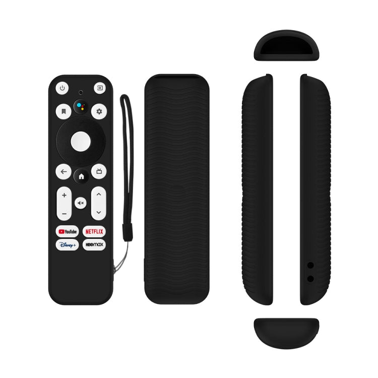Y55 ONN Android TV 4K UHD ストリーミングデバイス用 落下防止シリコンリモコンカバー