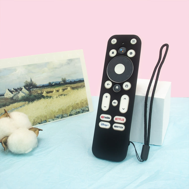 Y55 ONN Android TV 4K UHD ストリーミングデバイス用 落下防止シリコンリモコンカバー