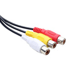 USB から 3 RCA バス 1オス 3メス AV オーディオケーブル、25cm、1.5m