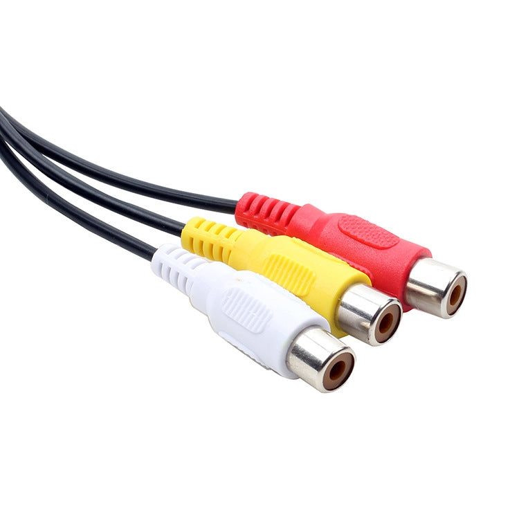 USB から 3 RCA バス 1オス 3メス AV オーディオケーブル、25cm、1.5m