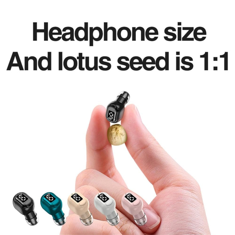M5 デジタルディスプレイ Bluetooth ヘッドセット ミニインイヤー インビジブルヘッドホン、M5 ブラック、M5 ホワイト、M5 肌色、M5 ピンク、M5 グリーン