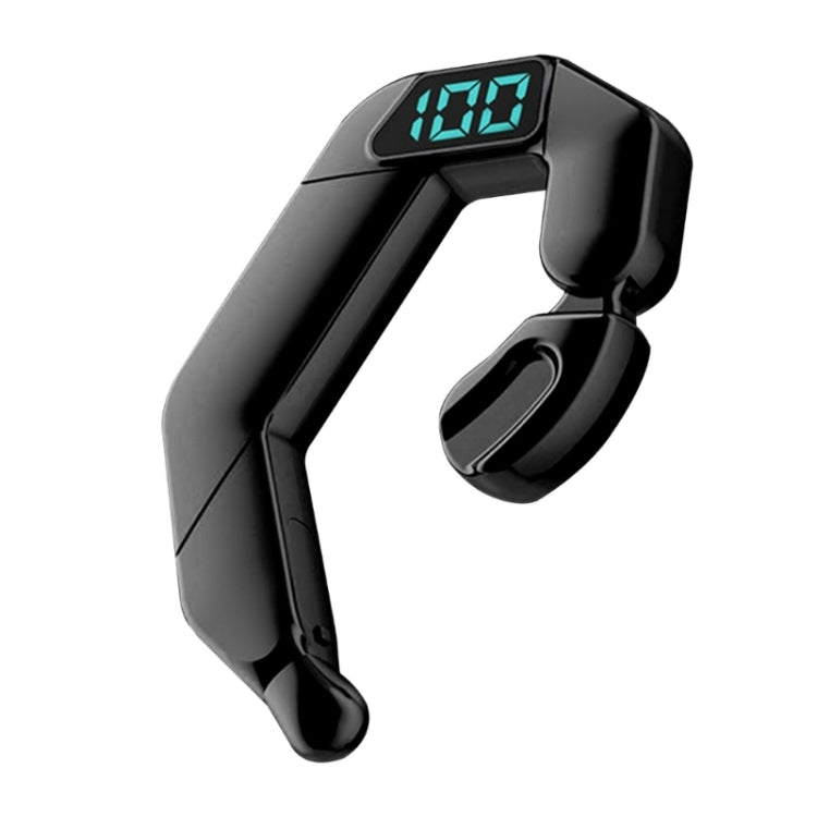 V19 骨伝導デジタルディスプレイステレオ ハンギングイヤースポーツ Bluetooth ヘッドセット、V19 ブラック、V19 ホワイト、V19 ピンク、V19 ブルー、V19 グリーン