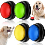 ペットコミュニケーションボタン 犬用ボーカルボックス 録音ボーカライザー、スタイル: 録音モデル、ローズレッド、ピンク、イエロー、レイクブルー、ホワイト、ダークブルー、ライトブルー、グリーン、パープル、レッド、オレンジ