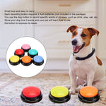 ペットコミュニケーションボタン 犬用ボーカルボックス 録音ボーカライザー、スタイル: 録音モデル、ローズレッド、ピンク、イエロー、レイクブルー、ホワイト、ダークブルー、ライトブルー、グリーン、パープル、レッド、オレンジ
