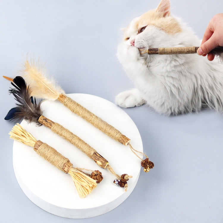 猫用歯固めスティックおもちゃ 歯のクリーニング用キャットニップ付きおもちゃ, ラフィット5個, 黒い羽5個, 黄色い羽5個