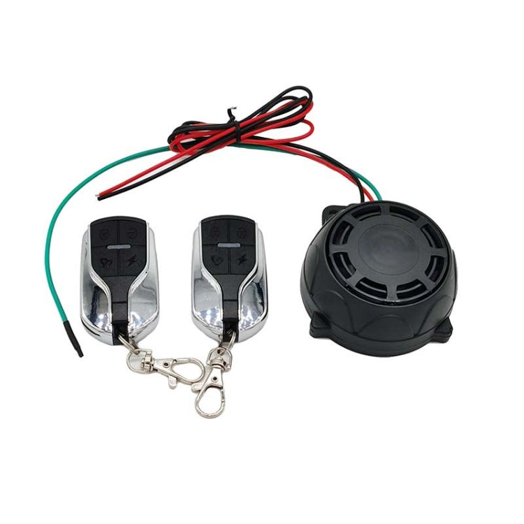12V Motorcycle Anti-theft Remote Control Horn Alarm, 2 RC