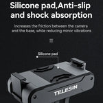 DJI OSMO Action 3用 TELESIN 磁気ツークローアダプター アクションカメラアクセサリー、磁気ツークローアダプター
