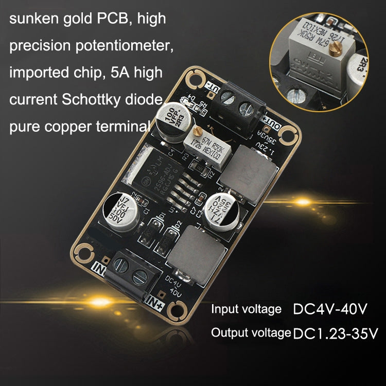 LM2596-ADJ DC-DC調整可能ステップダウン電源モジュール 4V-40V から 1.23-35V 3A ステレオタイプ基板、LM2596-ADJ 4V-40V から 1.23-35V
