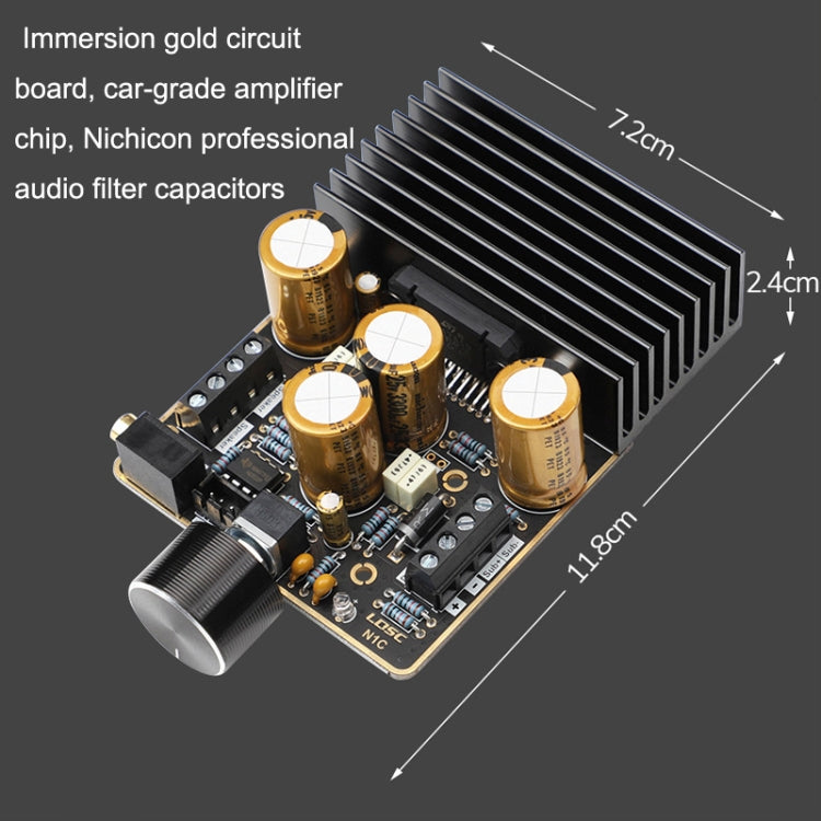 TDA7850アンプボード 2.1チャンネル 2x80W カーABタイプアンプモジュール DIY高出力120Wバス、TDA7850